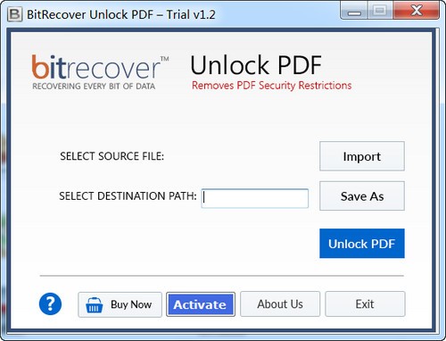 BitRecover Unlock PDF精简版